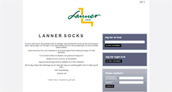 Desktop Screenshot of lannersocks.com